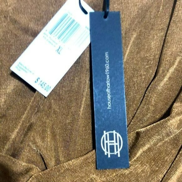 House of Harlow 1960 House of Harlow 1960 XL Brown Polyester Crop Top - Picture 5 of 10